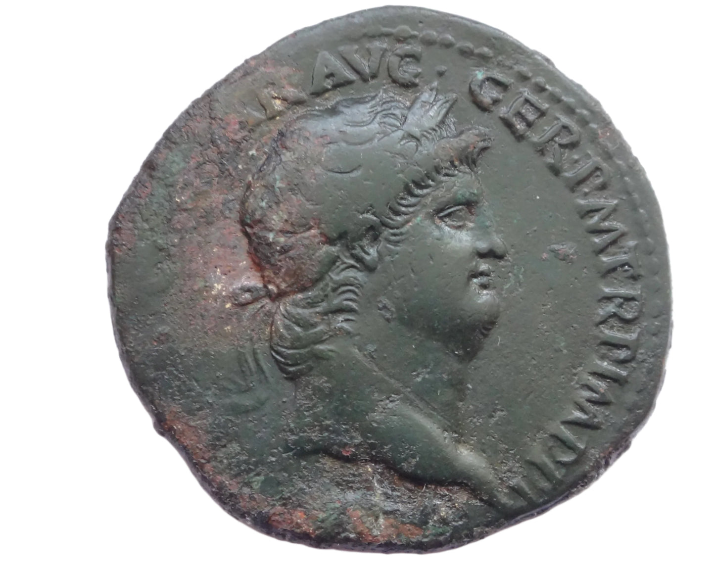 Nero. AD 54-68. Æ Sestertius. Rome mint.