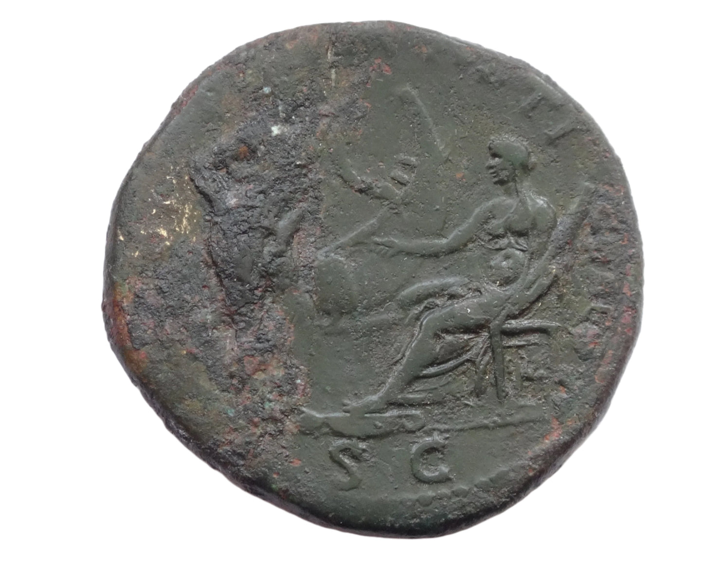 Nero. AD 54-68. Æ Sestertius. Rome mint.