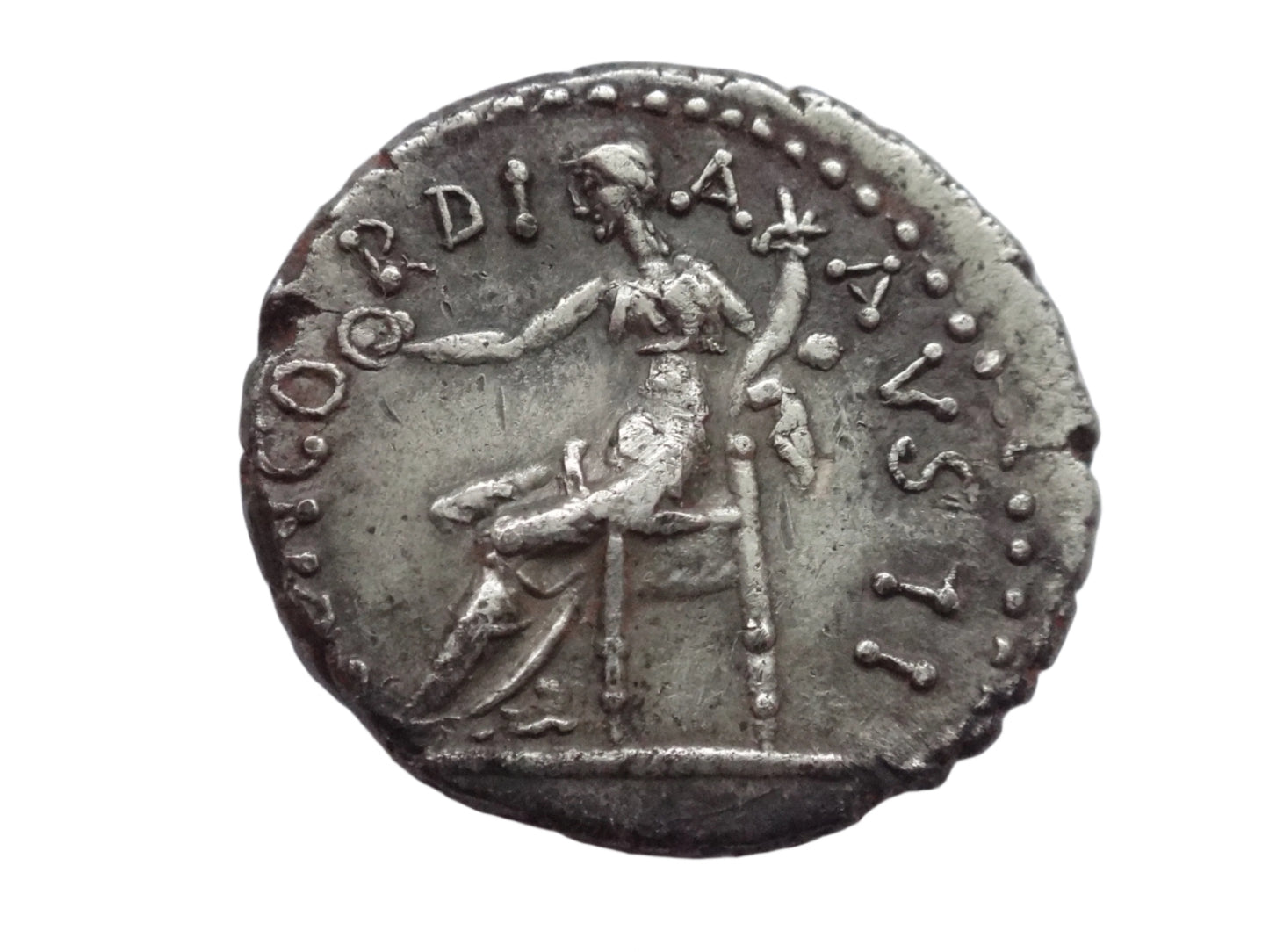 NGC "Ch XF" 4/5 - 2/5 Titus, AD 79-81 AR Denarius