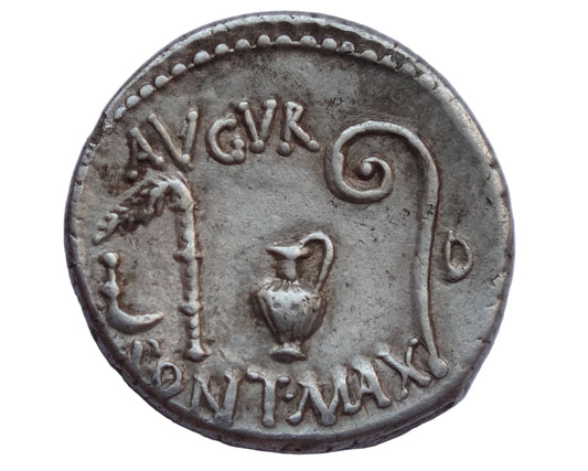 NGC "XF" 5/5- 3/5 Julius Caesar, d.44 BC AR Denarius