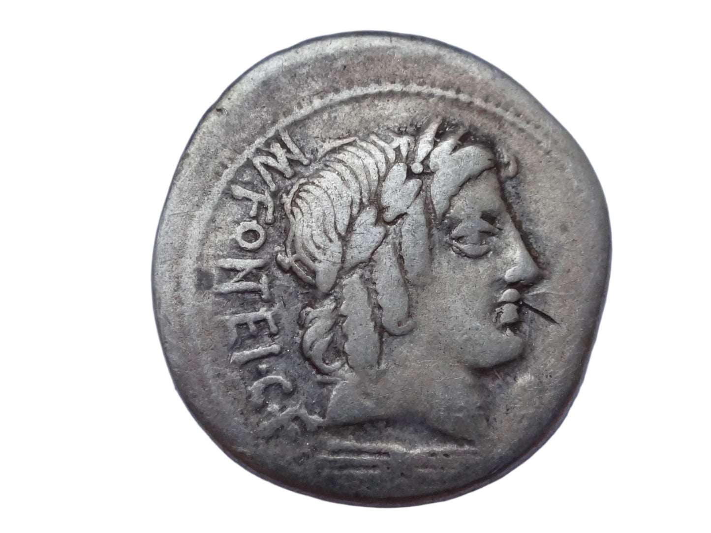 Mn. Fonteius C.f. 85 BC. AR Denarius