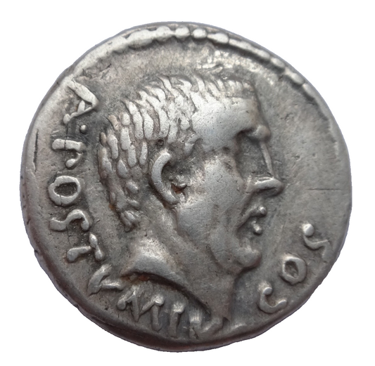 Roman Republic. Albinus Bruti f. 48 BC. AR Denarius. Rome mint.