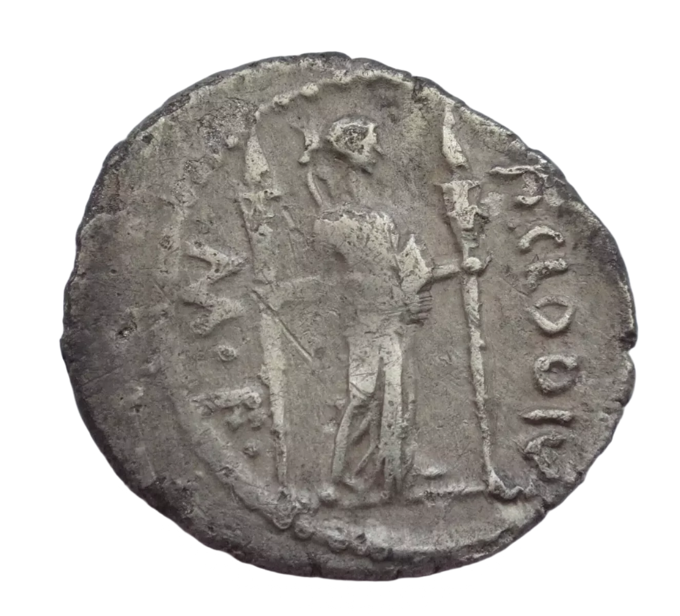 Roman Republic P. Clodius M.f. Turrinus. 42 BC. AR Denarius