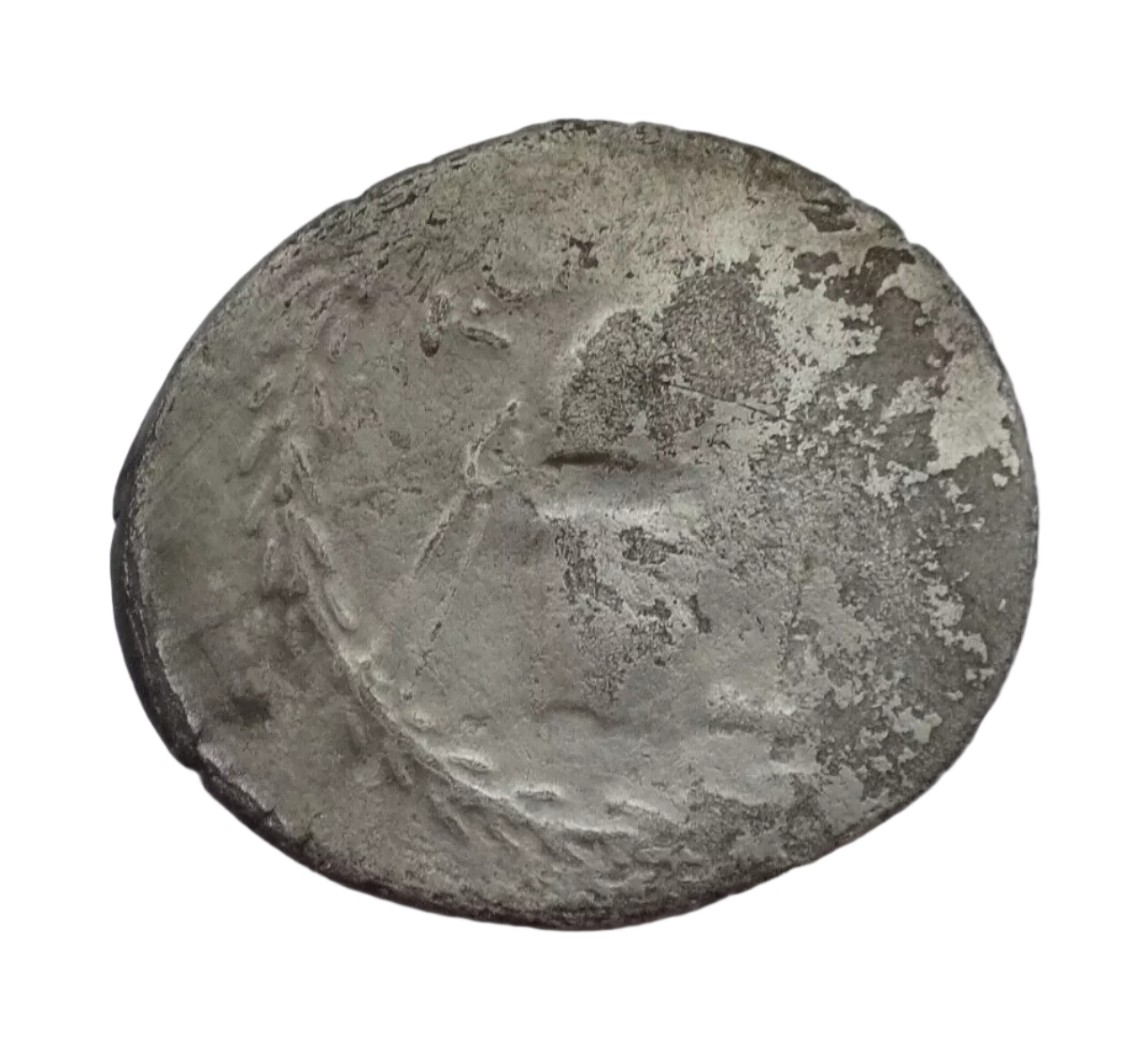Roman Republic T. Carisius, 46 BC. Denarius AR