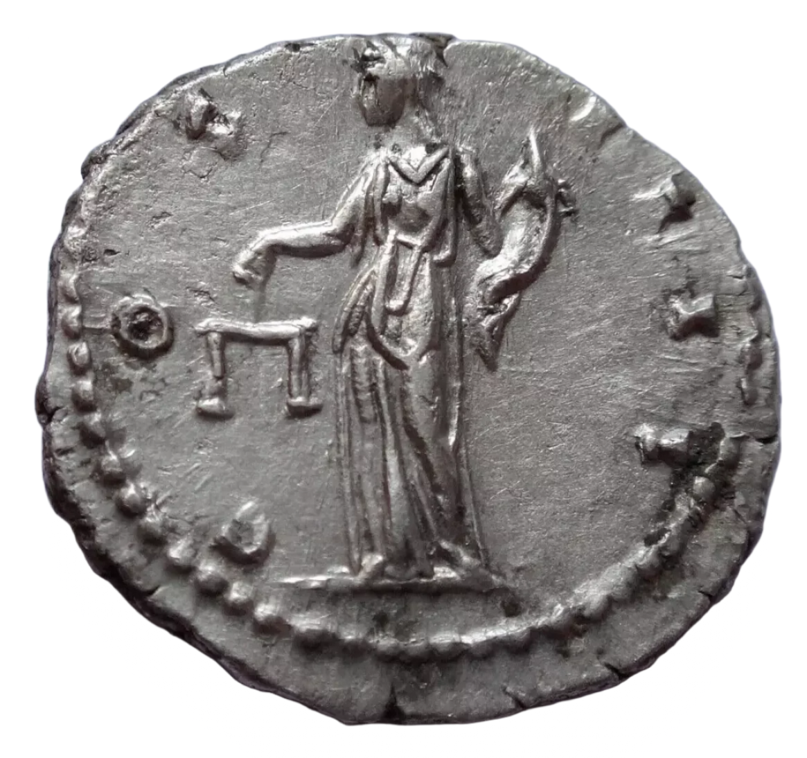 Antoninus Pius (AD 138-161). AR Denarius EF 2,93 g /19 mm. 1837