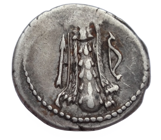Roman Republican. The Pompeians. Q. Sicinius and C. Coponius. 49 BC. AR Denarius