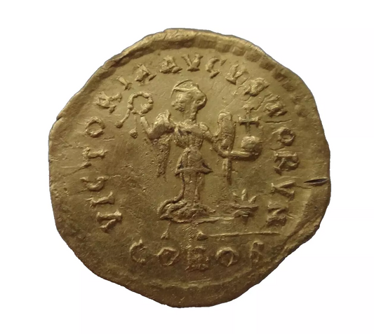 Amazing Anastasius I (491-518), Gold Tremissis, Constantinople, AD 492-518 AV