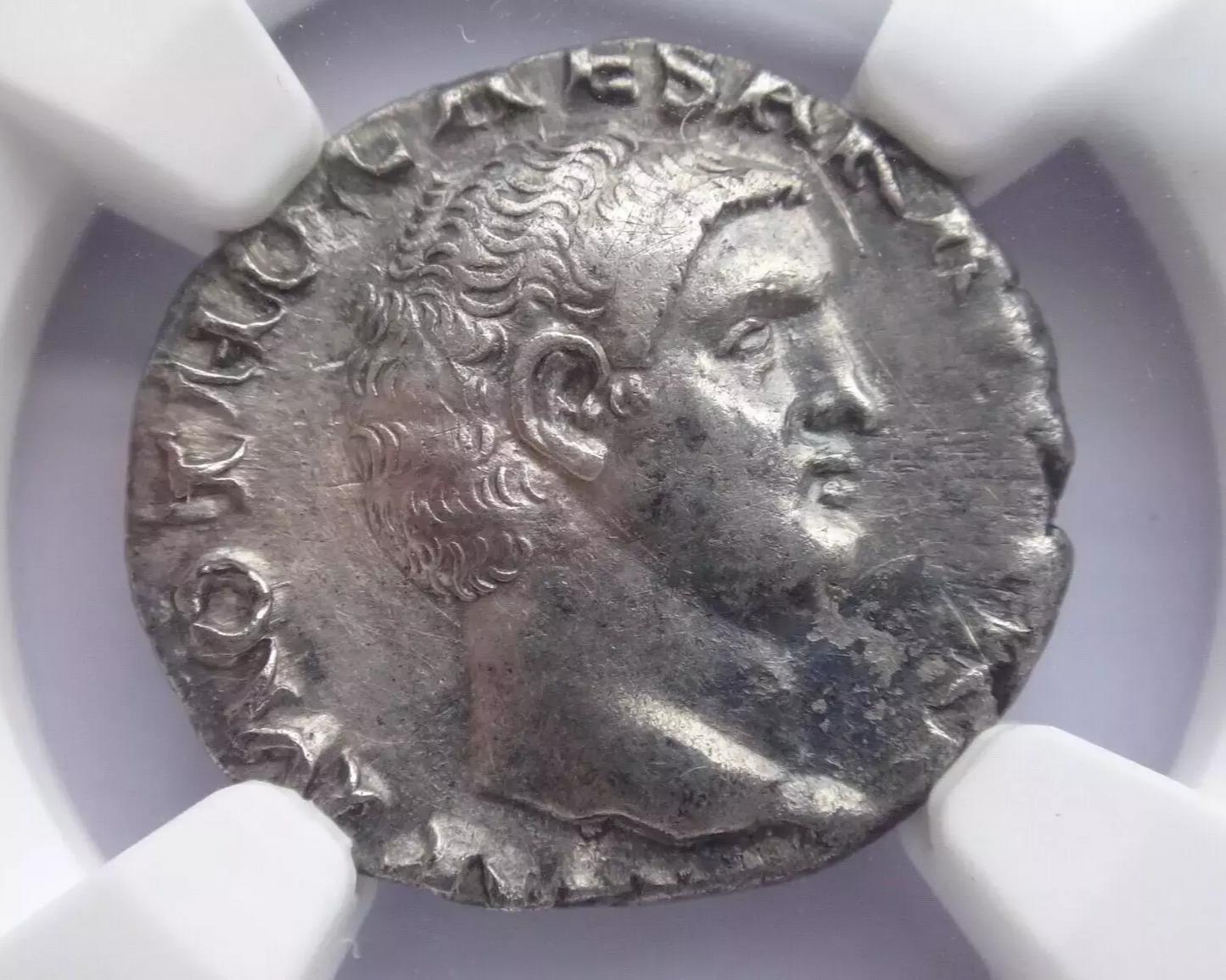 NGC "Ch XF" Strike: 4/5 Surface: 2/5 Otho, AD 69 ROMAN EMPIRE AR Denarius