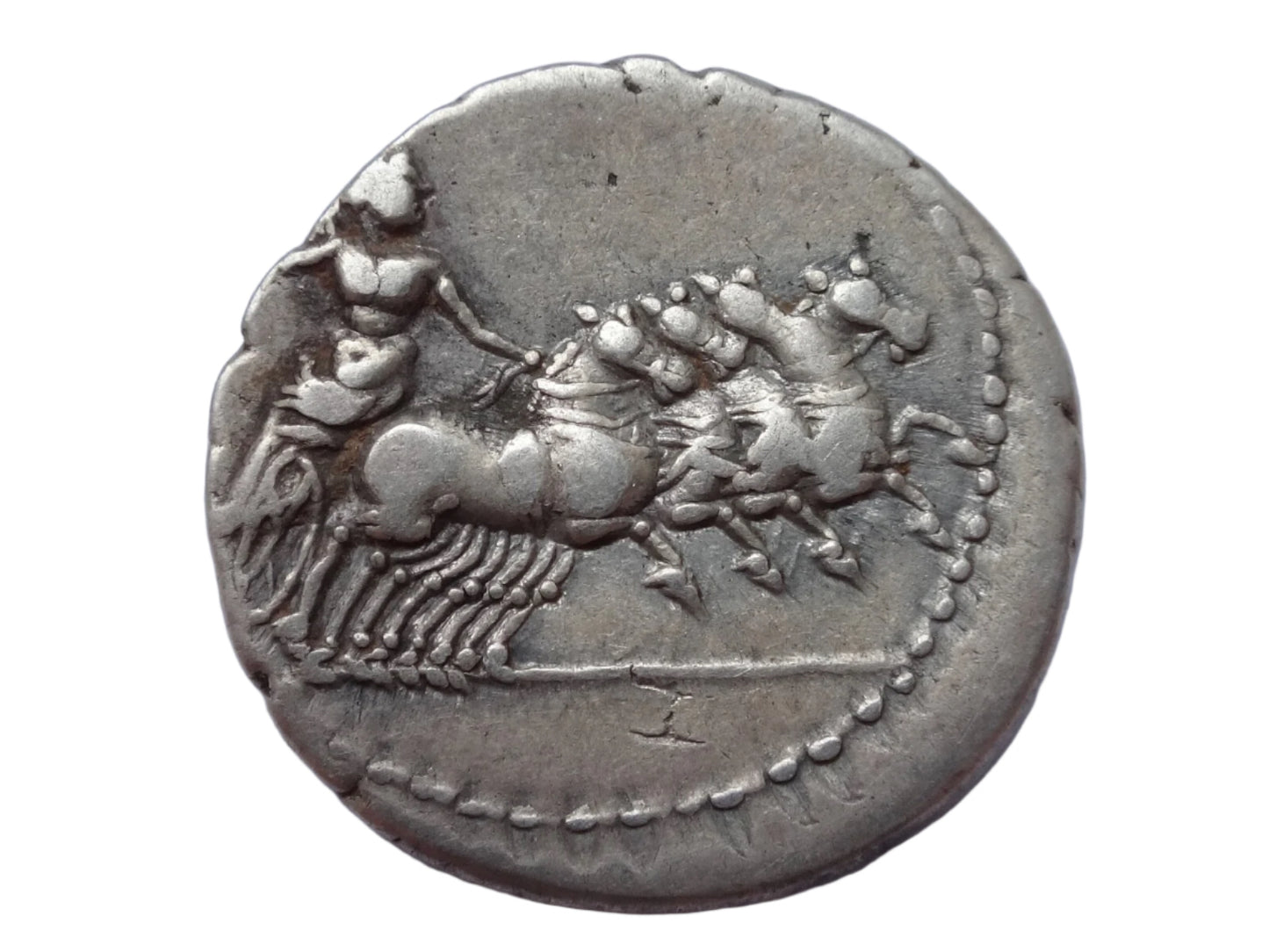 Anonymous. Circa 86 BC. AR Denarius 3.72g / 19.5mm. 20R