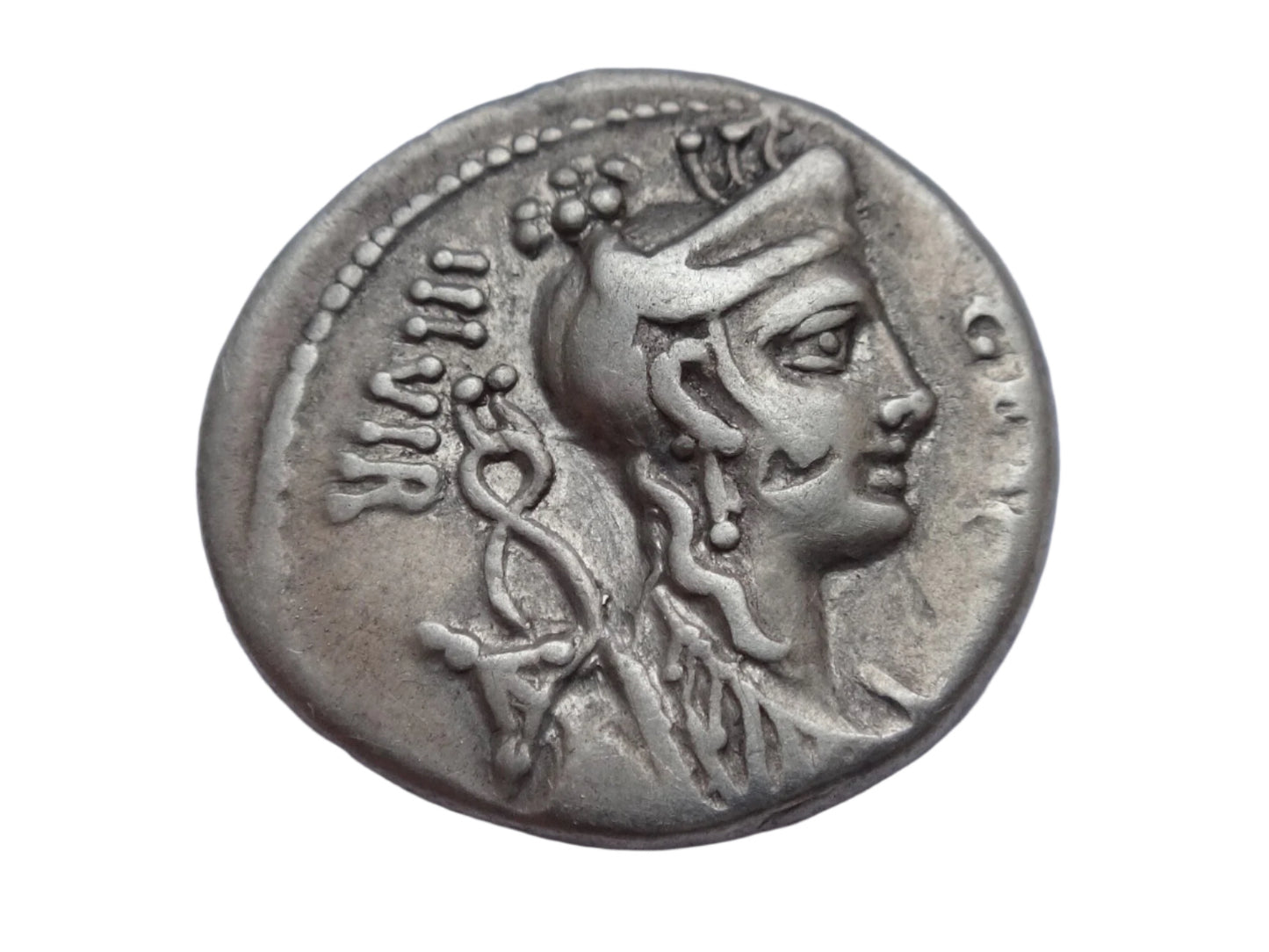 C. Hosidius C.f. Geta. 64 BC. AR Denarius