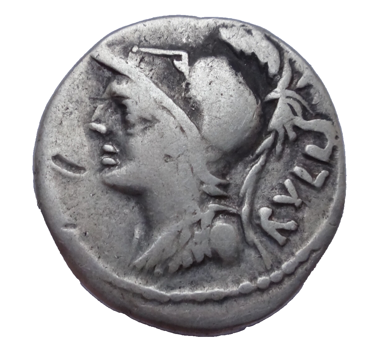 P. Servilius M.f. Rullus. 100 BC. AR Denarius.