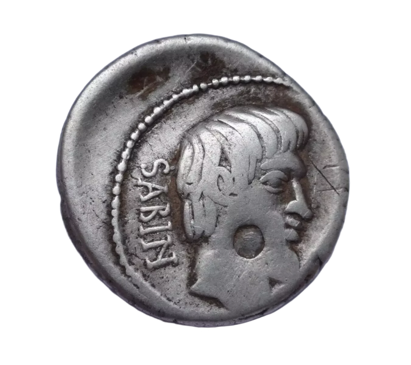 Roman Republic. L. Titurius L.f. Sabinus, 89 BC. Denarius