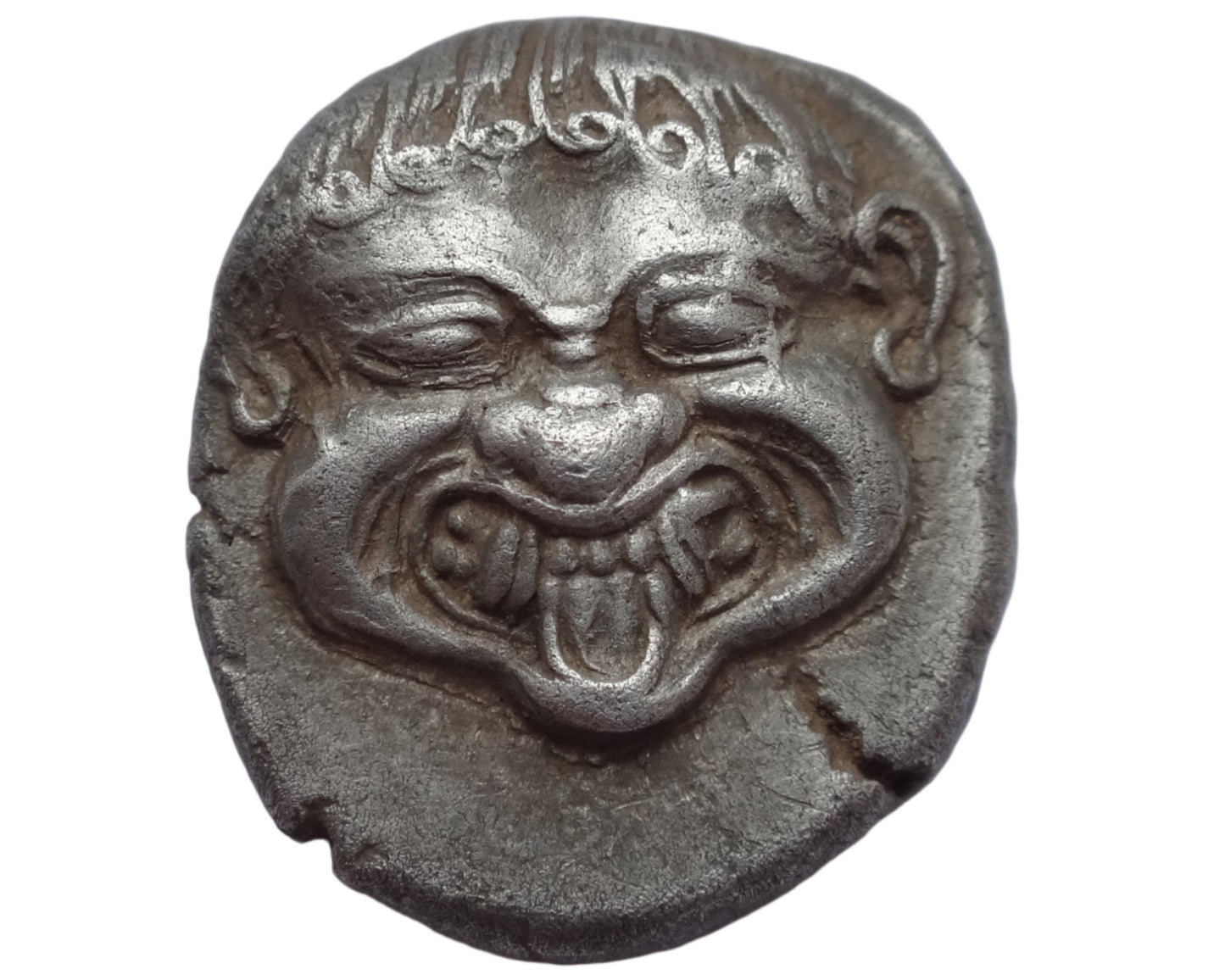 "Fine Style"NGC "Ch XF" 4/5 -3/5 MACEDON, Neapolis. Circa 525-480 BC. AR Stater
