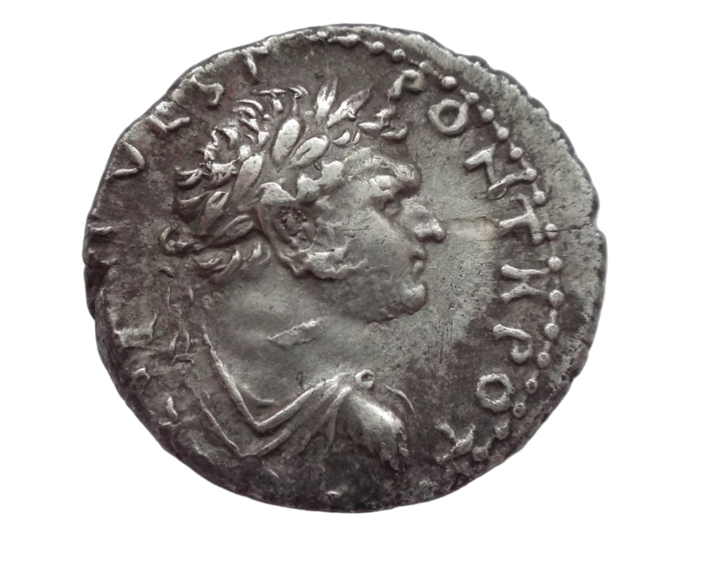 NGC "Ch XF" 4/5 - 2/5 Titus, AD 79-81 AR Denarius