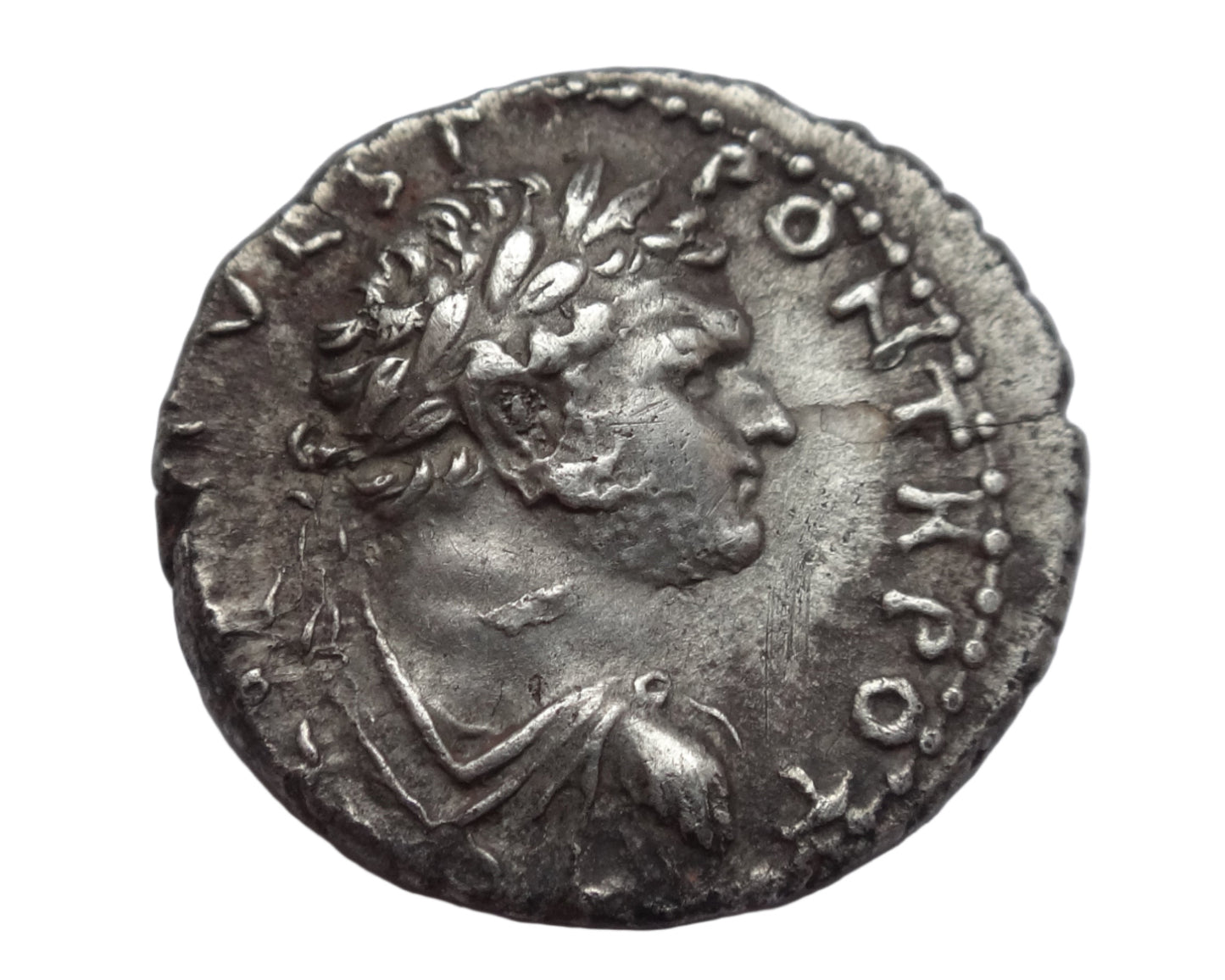 NGC "Ch XF" 4/5 - 2/5 Titus, AD 79-81 AR Denarius