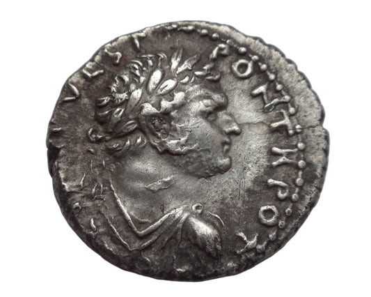 NGC "Ch XF" 4/5 - 2/5 Titus, AD 79-81 AR Denarius