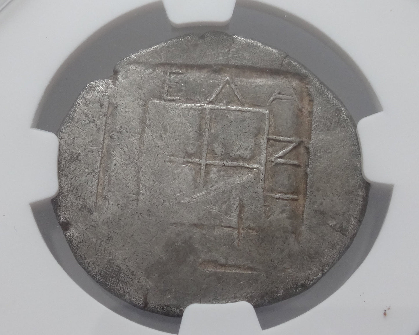 NGC "Ch XF" 4/5- 3/5  Thrace, Abdera. Circa 450-425 BC. AR Tetradrachm. Extremely Rare!