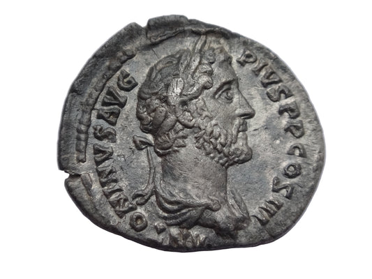 Antoninus Pius Denarius, Rome, AD 140–143
