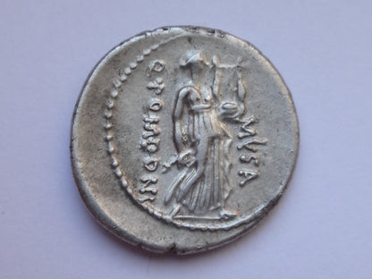 NGC "XF" 5/5- 3/5 Q.Pomp. Musa, c.66/56 BC Roman Republic AR Denarius
