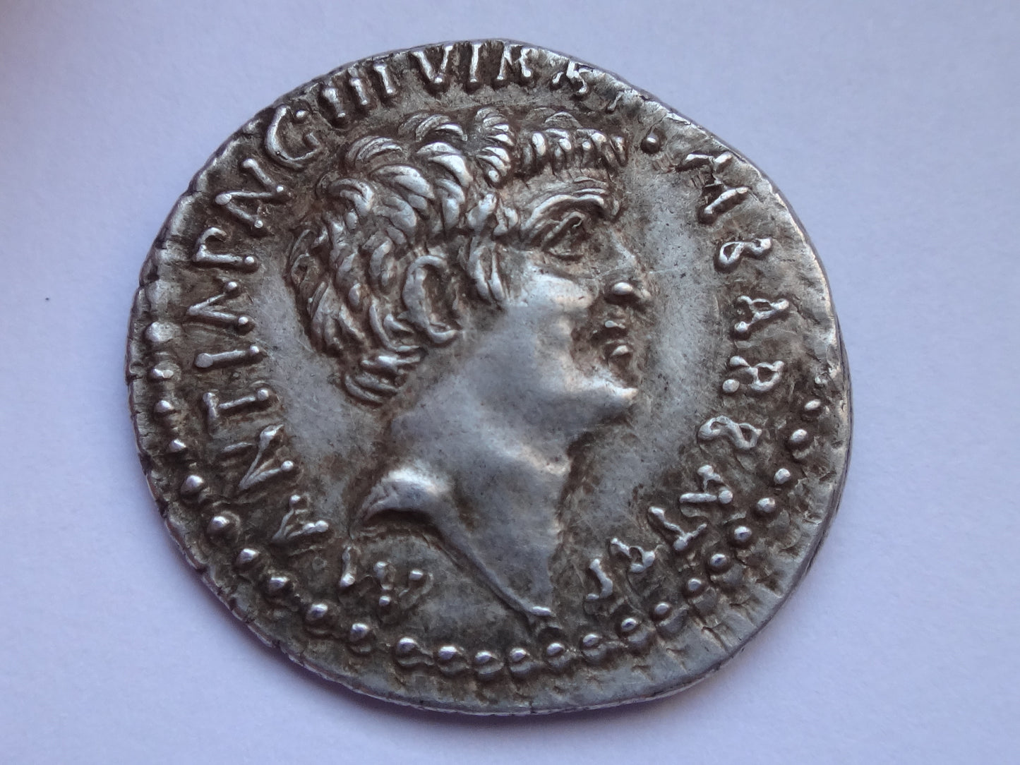 NGC Ch XF Strike: 4/5 Surface: 2/5 Mark Antony and Octavian with M.Barbatius Pollio  41 BC