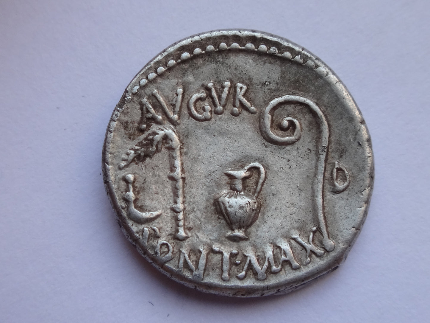 NGC "XF" 5/5- 3/5  Julius Caesar, d.44 BC AR Denarius