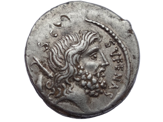 M. Nonius Sufenas, 59 BC. Denarius