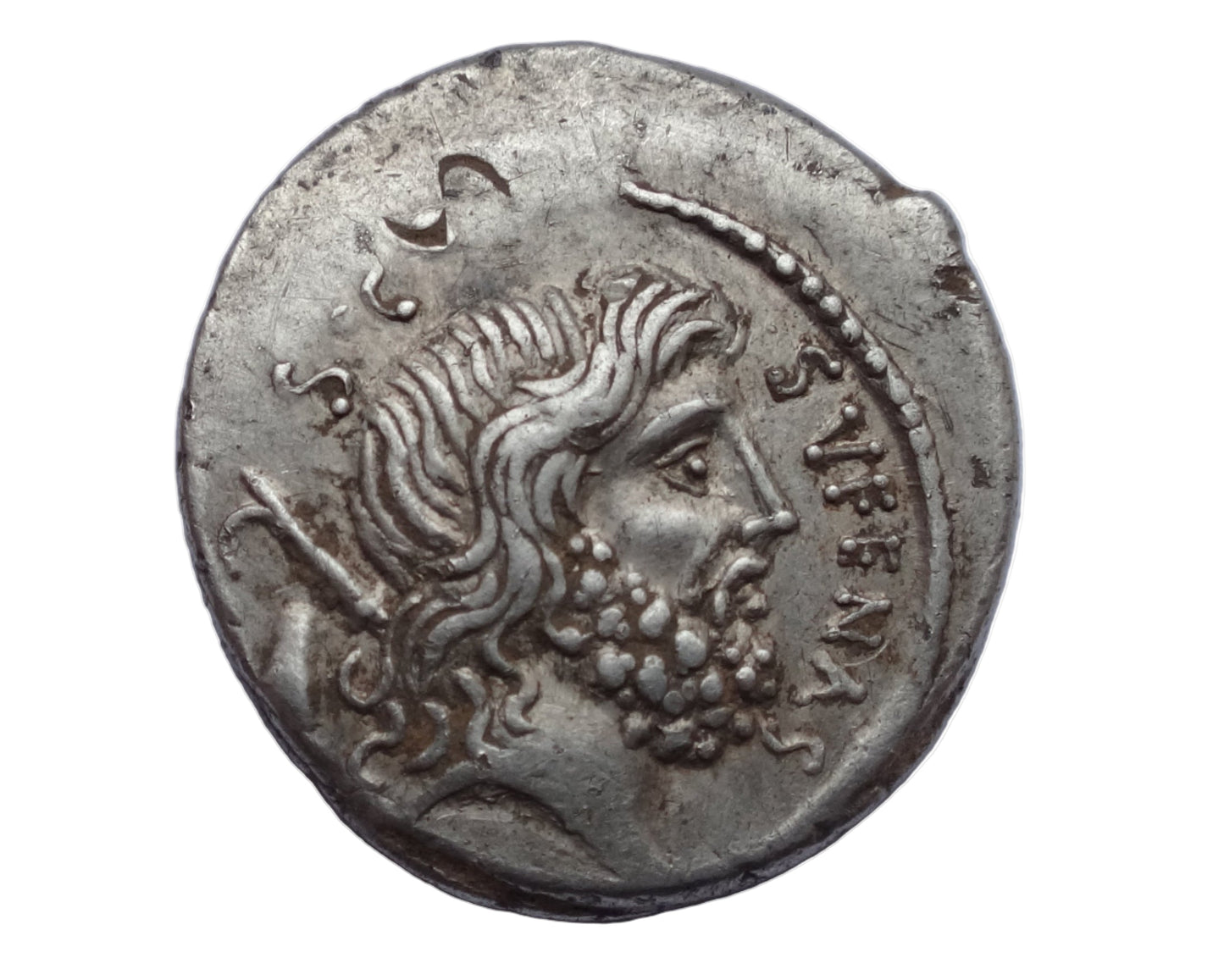M. Nonius Sufenas, 59 BC. Denarius