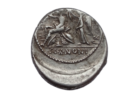 M. Nonius Sufenas, 59 BC. Denarius
