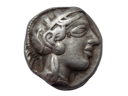 Athens AR Drachm (Owl), c. 454–404 BC — NGC Ch F