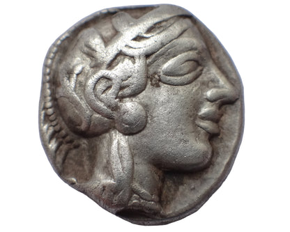Athens AR Drachm (Owl), c. 454–404 BC — NGC Ch F