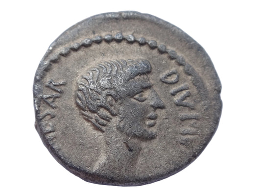 Octavian and Agrippa. 38 BC. AR Denarius.