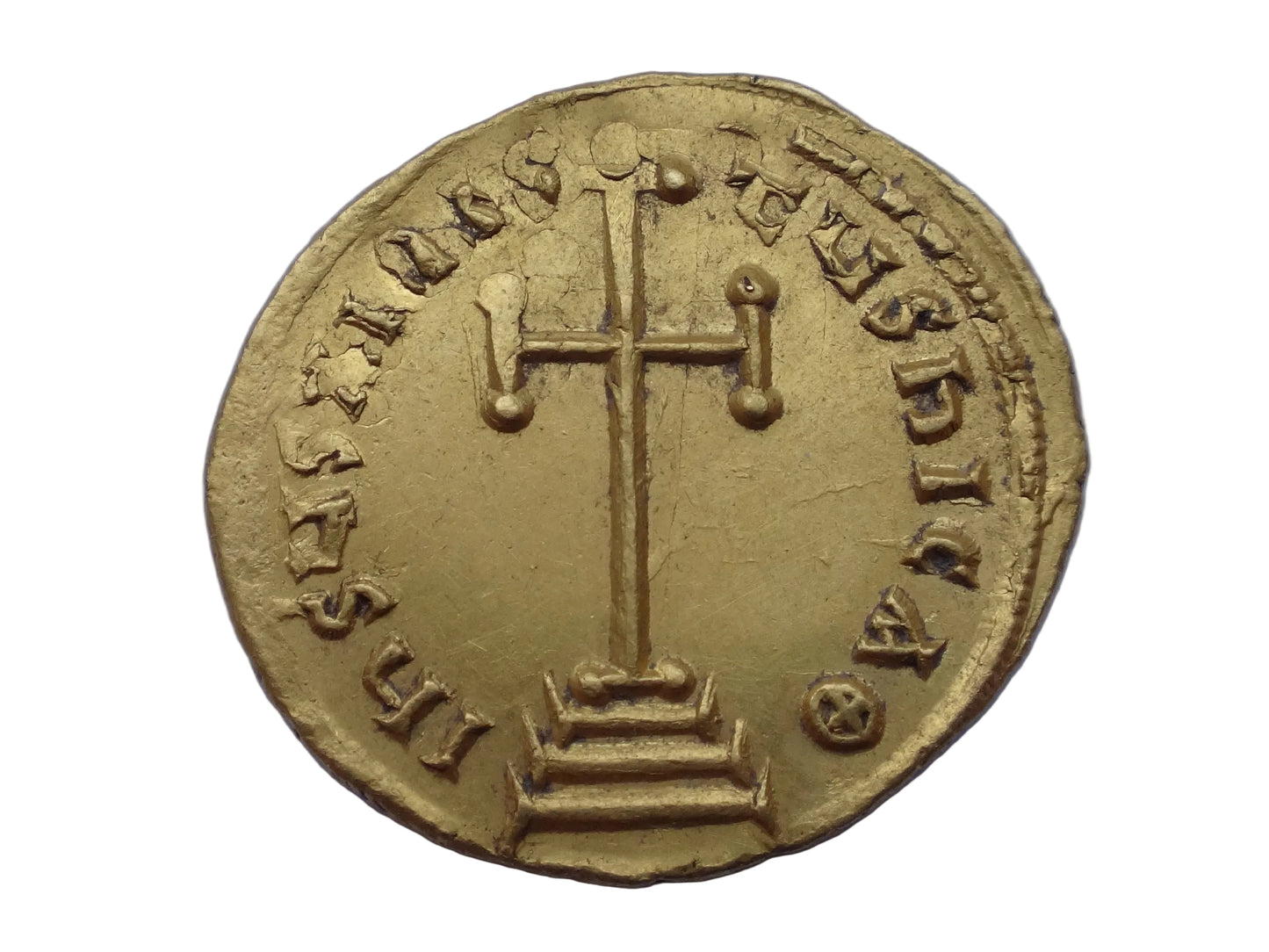NGC"Ch AU" 4/5- 3/5 Nicephorus I, AD 802-811 Byzantine Empire Gold AV Solidus