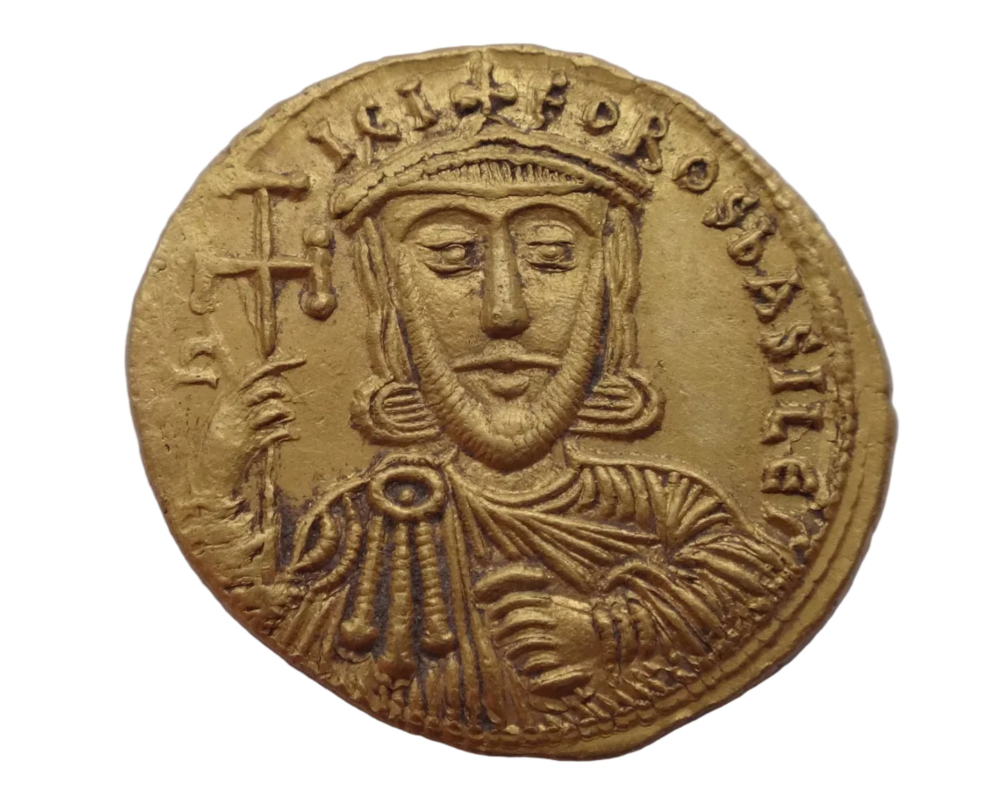 NGC"Ch AU" 4/5- 3/5 Nicephorus I, AD 802-811 Byzantine Empire Gold AV Solidus