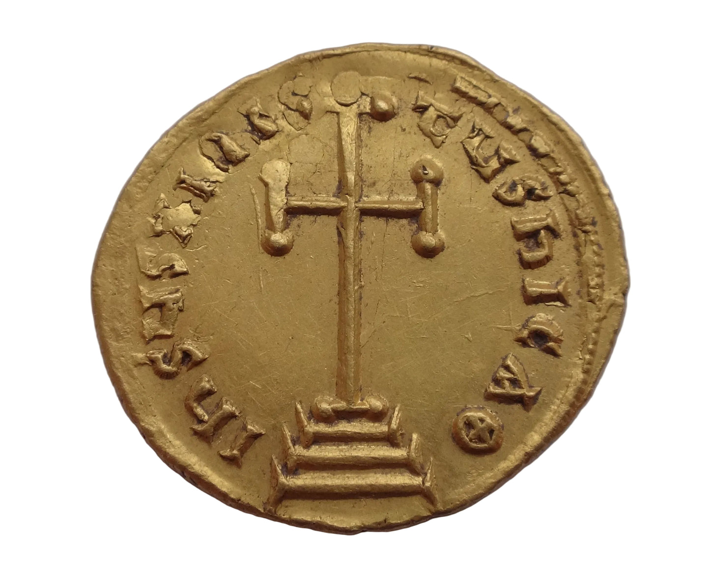 NGC"Ch AU" 4/5- 3/5 Nicephorus I, AD 802-811 Byzantine Empire Gold AV Solidus