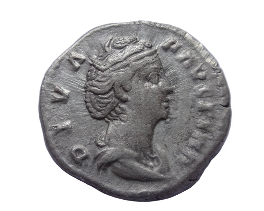 Diva Faustina I. AR Denarius, Rome.