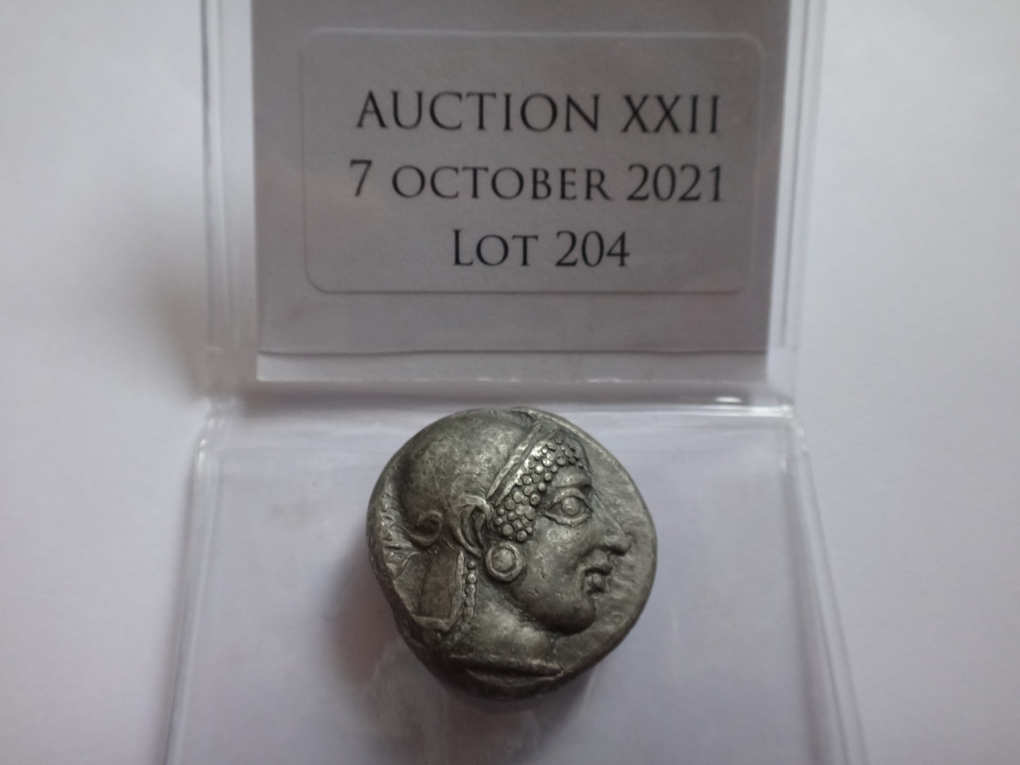 Greek Attica, Athens AR Tetradrachm. Circa 500-480 BC. Rare archaic type!