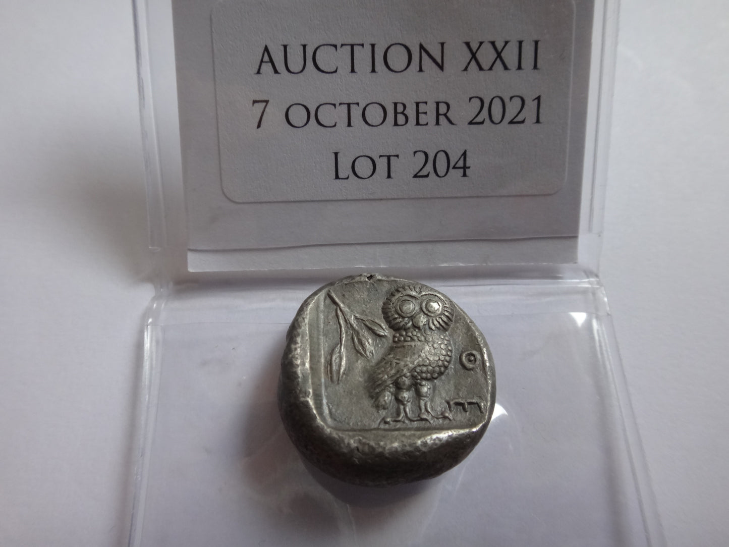 Greek Attica, Athens AR Tetradrachm. Circa 500-480 BC. Rare archaic type!