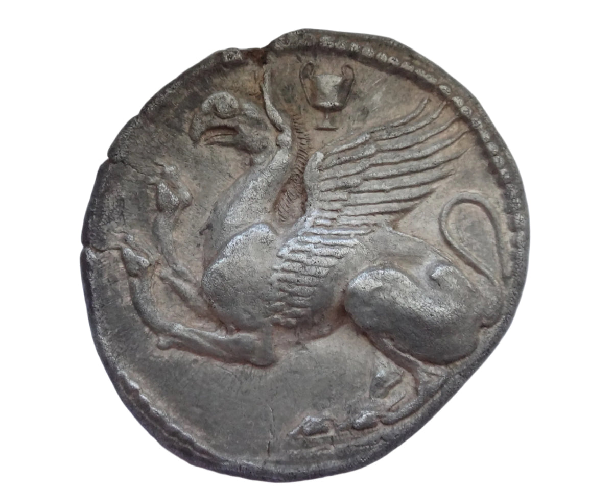 NGC "Ch XF" 4/5- 3/5  Thrace, Abdera. Circa 450-425 BC. AR Tetradrachm. Extremely Rare!