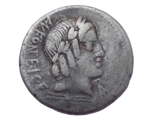 Mn. Fonteius C.f. 85 BC. AR Denarius