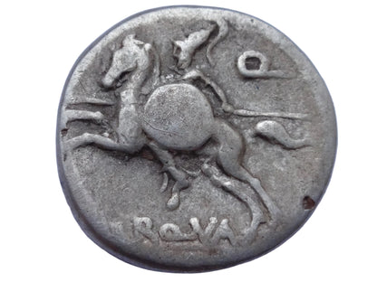 Manlius. L. Manlius Torquatus. Denarius.