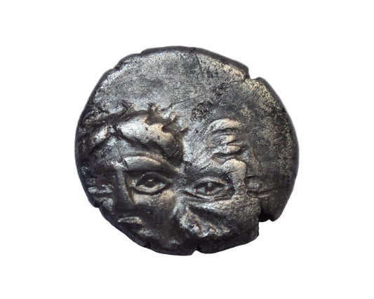 MOESIA. Istros. Trihemiobol or 1/4 Drachm (4th century BC).Rare!