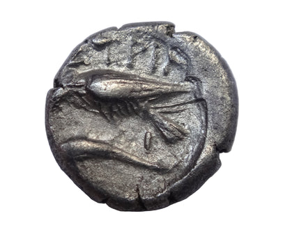 MOESIA. Istros. Trihemiobol or 1/4 Drachm (4th century BC).Rare!