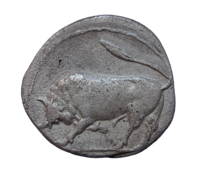 Augustus. 27 BC-AD 14. AR Denarius. Lugdunum mint.