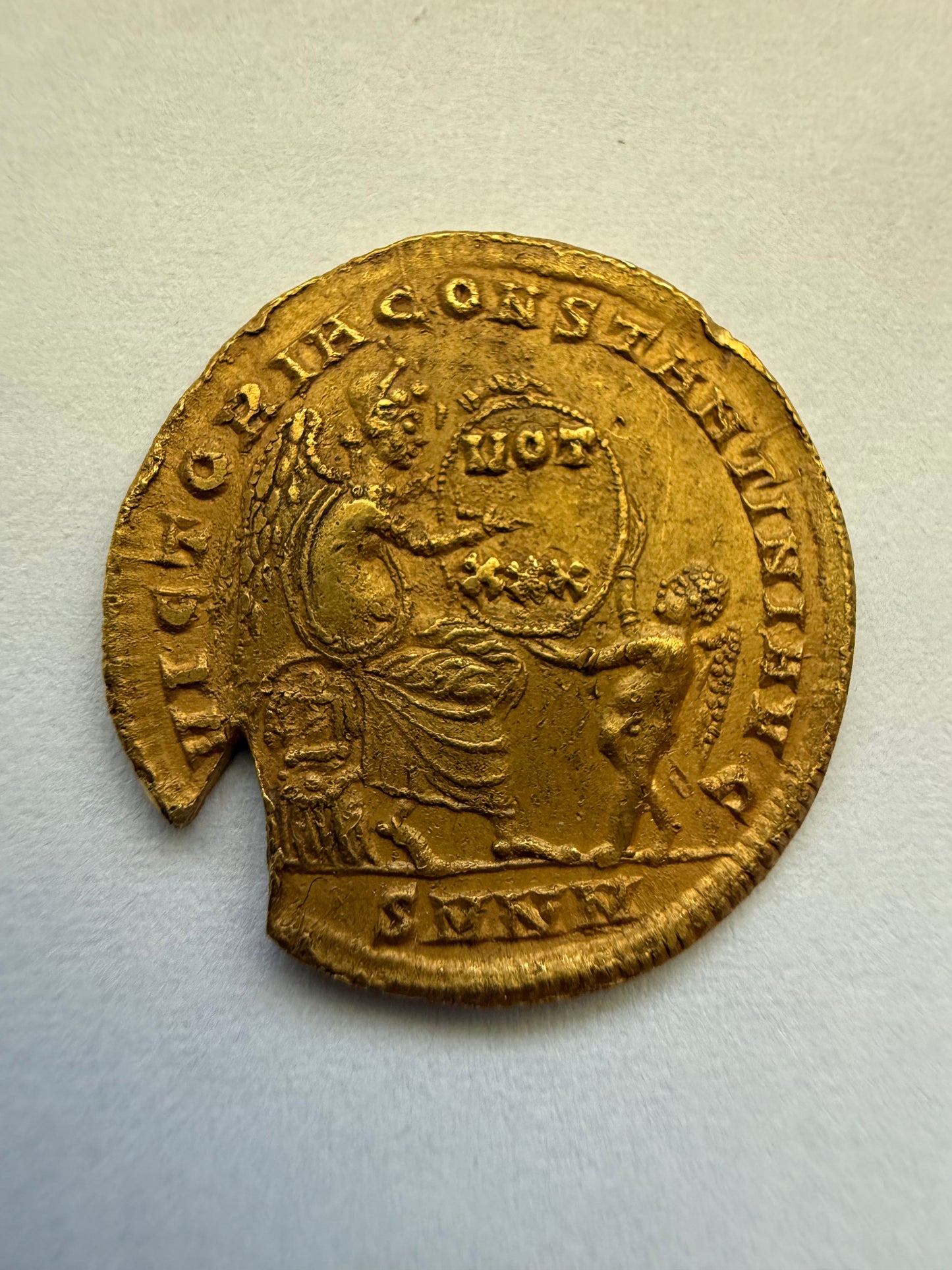 Constantine I. AD 307/310-337. AV Solidus, Rare!