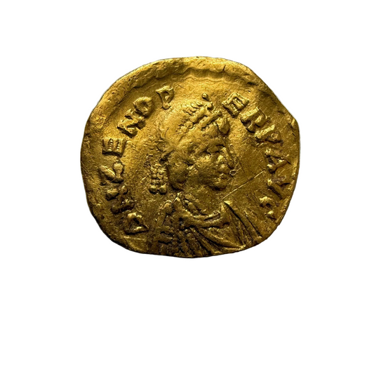 Zeno AV Tremissis. Second Reign. Constantinople, AD 476-491