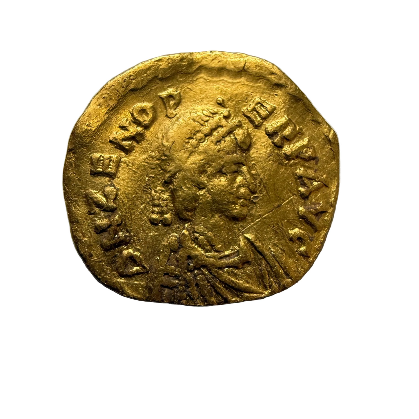 Zeno AV Tremissis. Second Reign. Constantinople, AD 476-491
