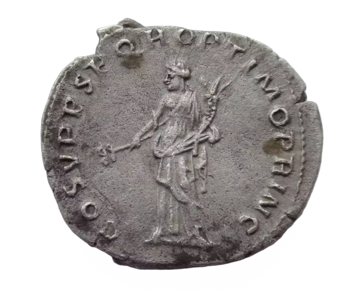 Trajan AR Denarius. Rome, AD (98-117) .