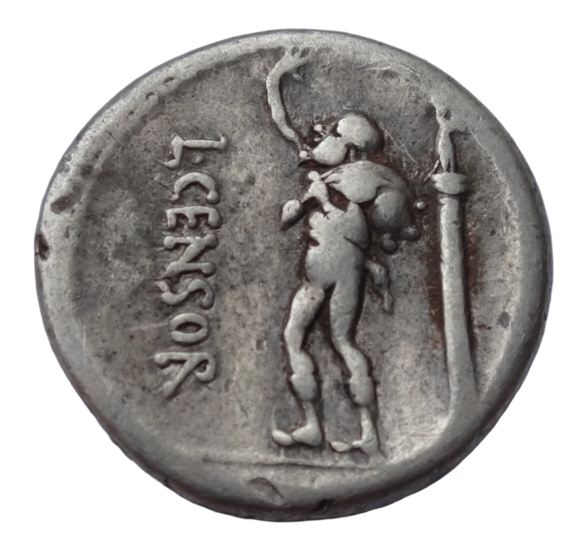 L. Censorinus. 82 BC. AR Denarius/