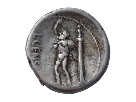 L. Censorinus. 82 BC. AR Denarius.