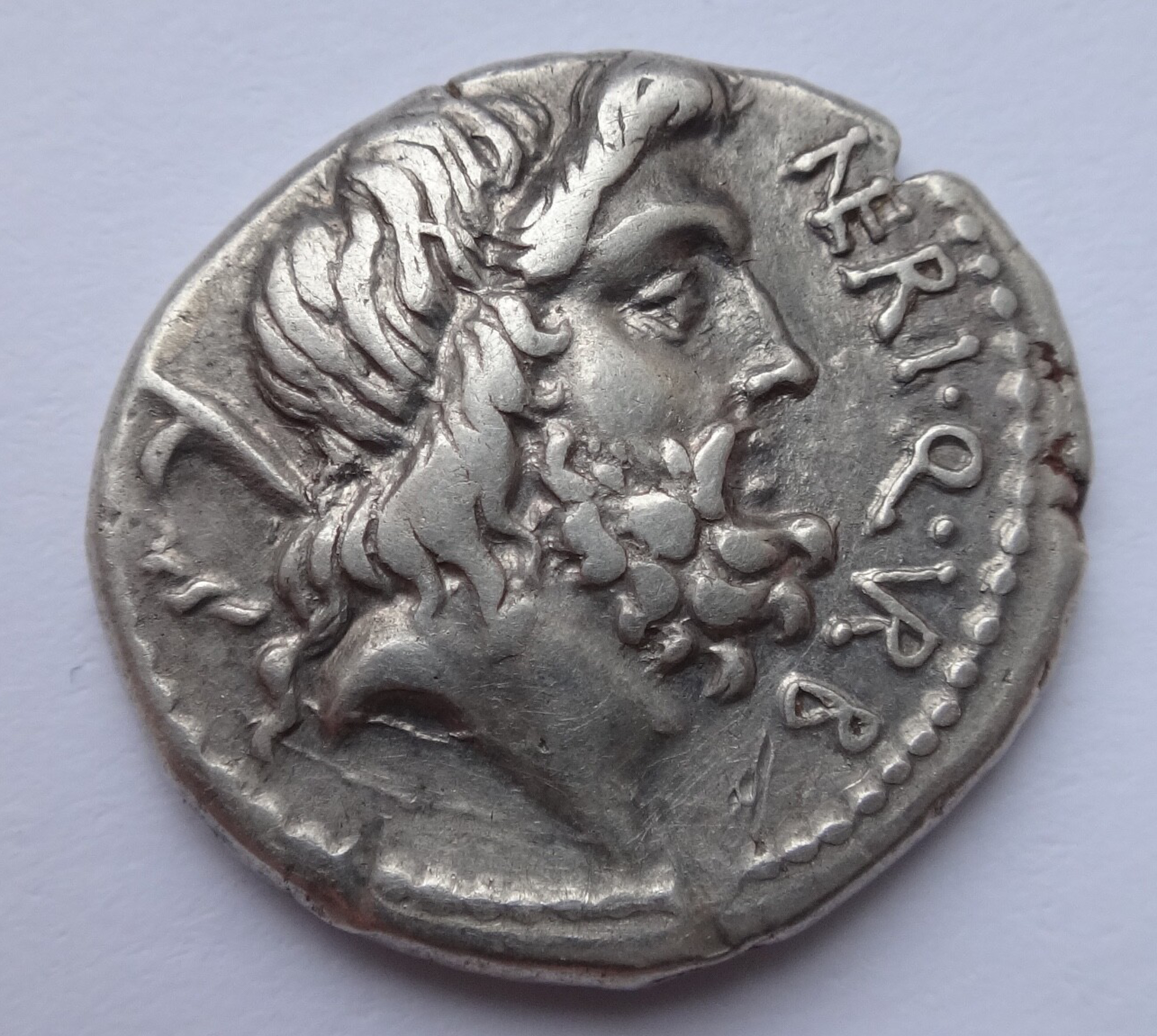 Roman Republic Cn. Nerius, L. Lentulus and Claudius Marcellus AR Denarius. Rome